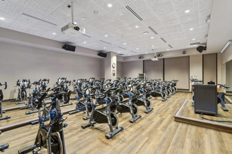 Maintain a healthy lifestyle by making use of the fitness center at Life Time Living