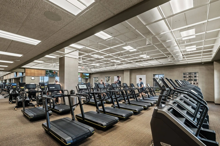 Maintain a healthy lifestyle by making use of the fitness center at Life Time Living